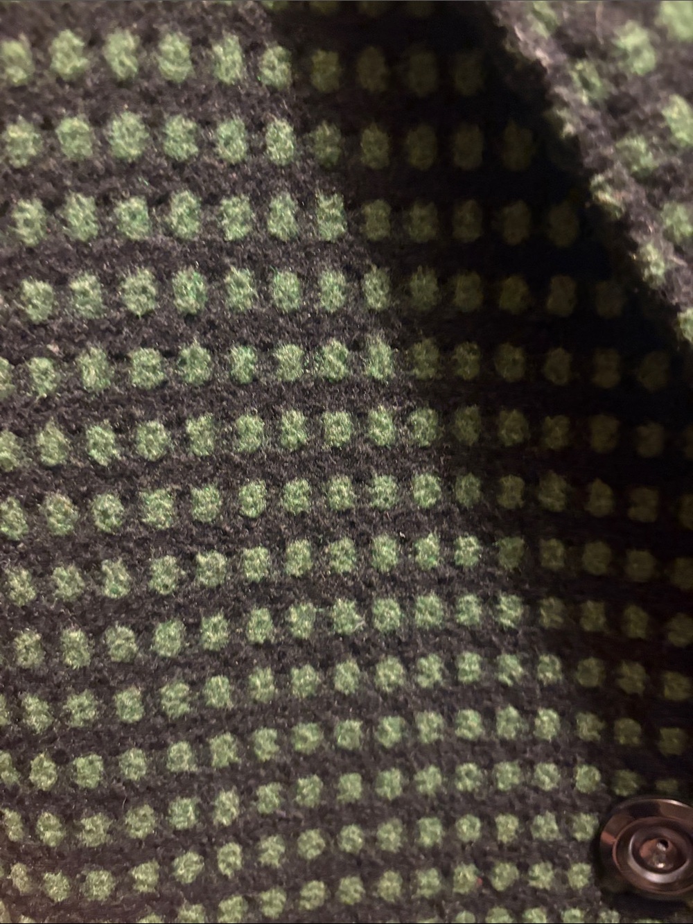 Checkered wool coat - Picture 2 of 5